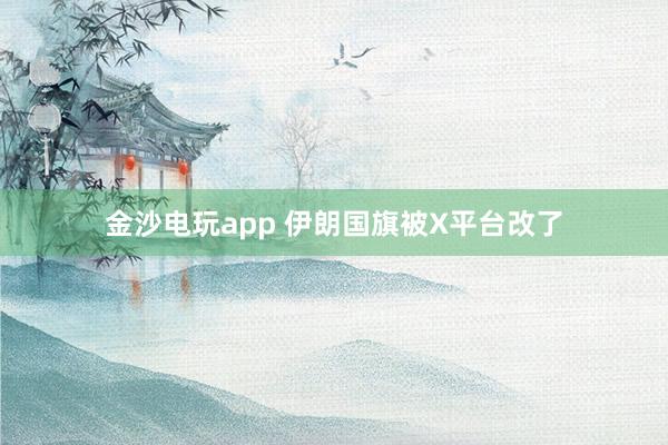 金沙電玩app 伊朗國旗被X平臺改了