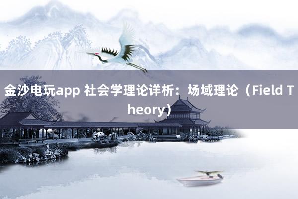 金沙電玩app 社會(huì)學(xué)理論詳析:場(chǎng)域理論(Field Theory)